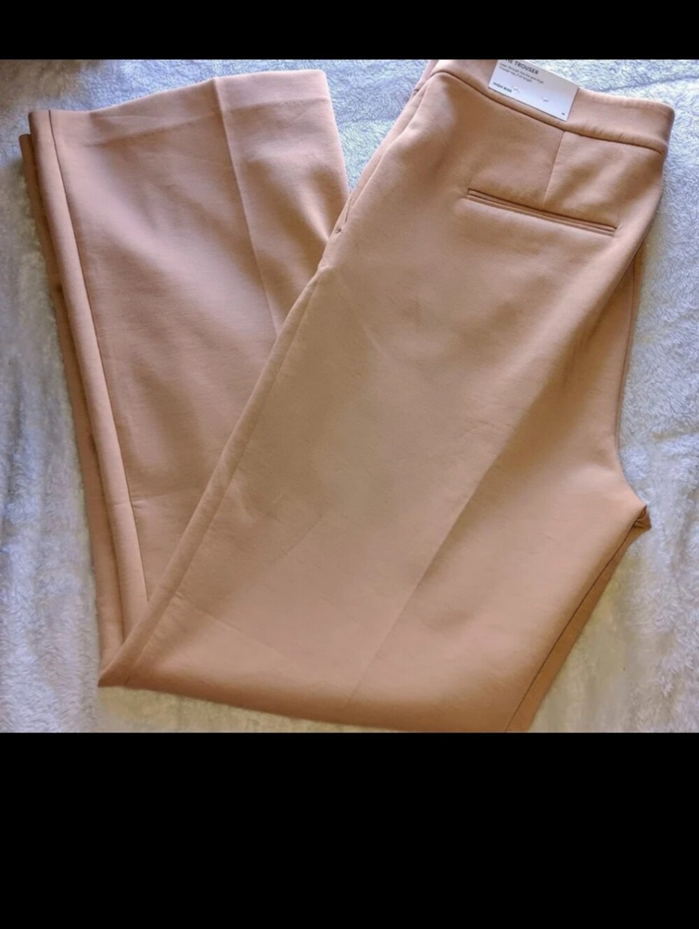 Women's Tailored Ponte Pants in Blush, The Trouser Pants In Sz 14